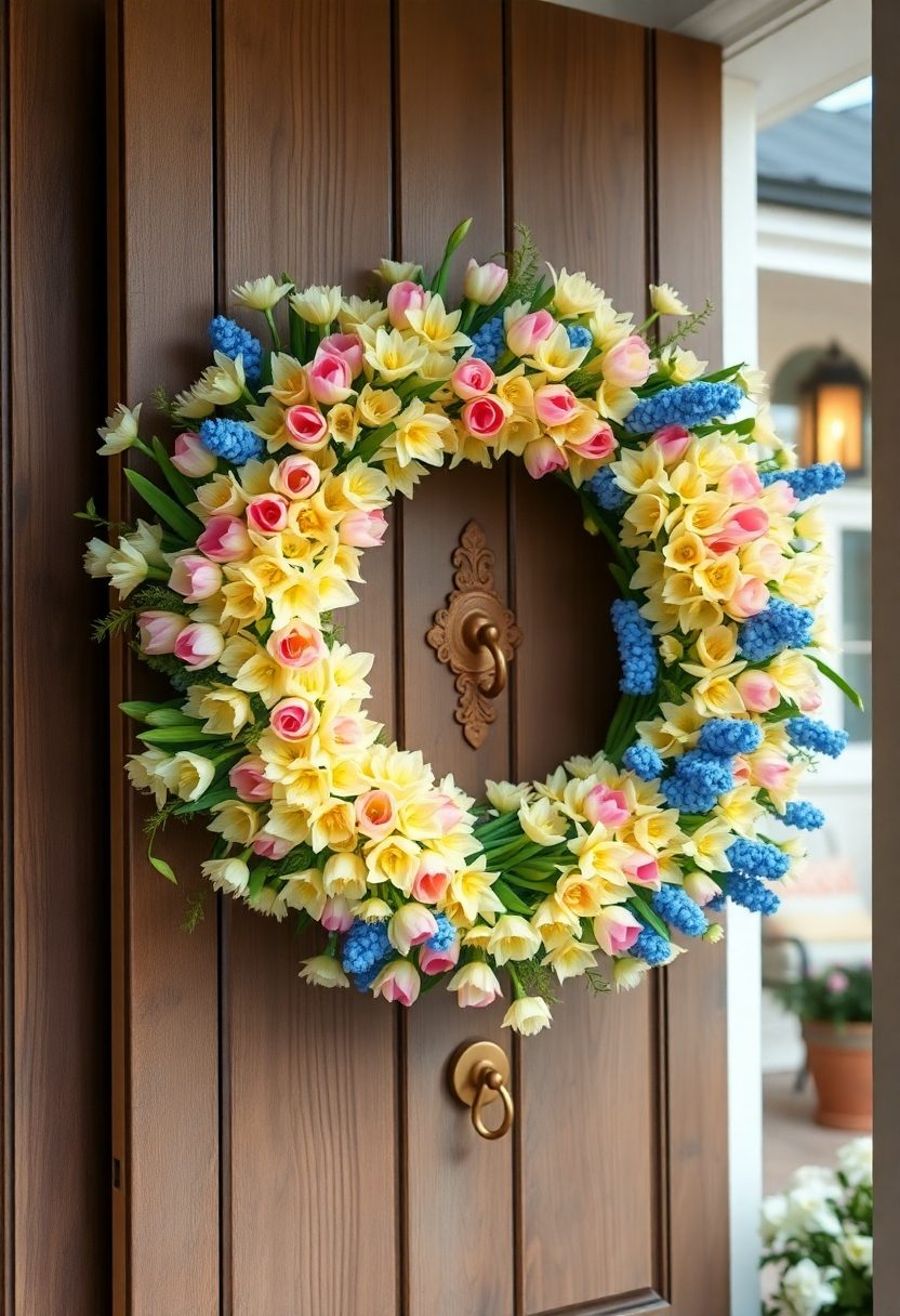 Spring Porch Decor Ideas: Spring-Inspired Wreaths