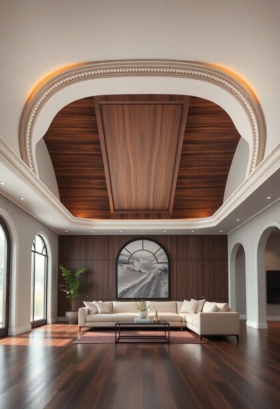 Wooden Ceiling Designs: Wooden Tray Ceiling Designs