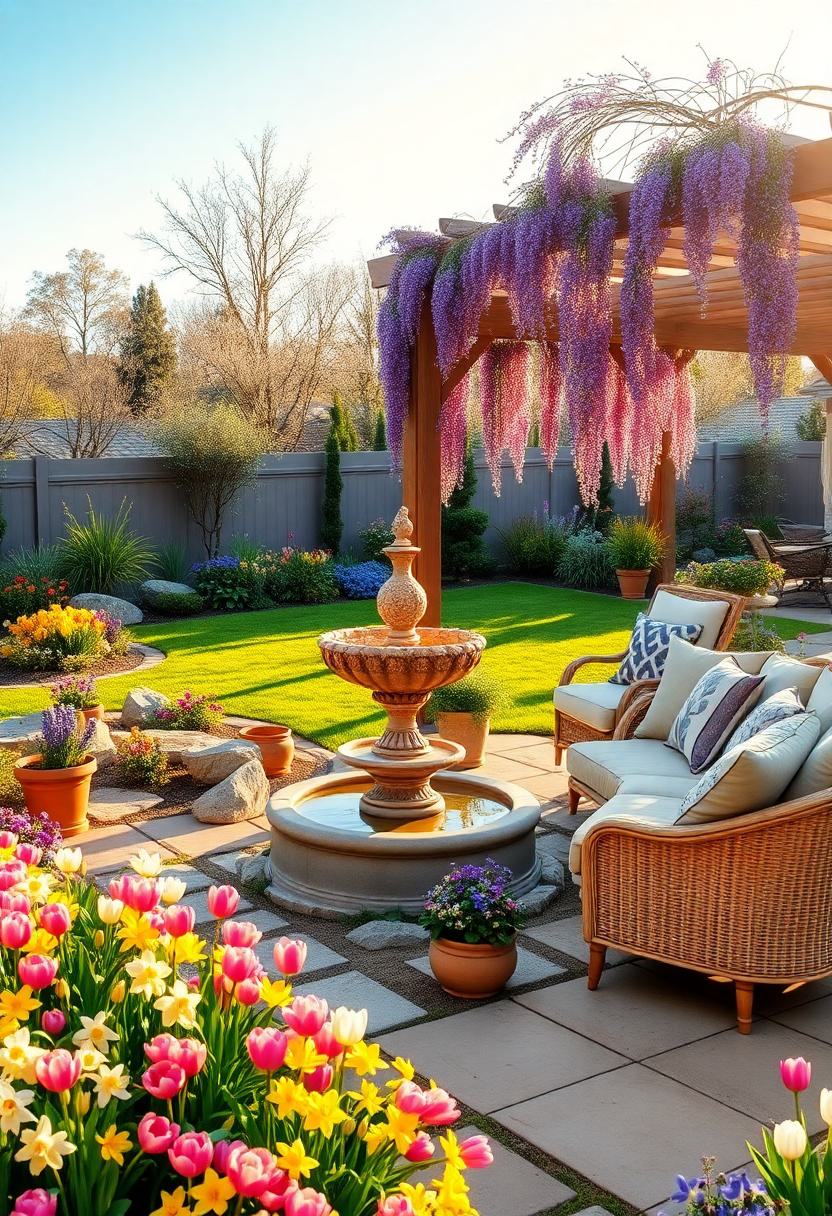 Springs Decor Ideas: Create a Spring Oasis in Your Backyard