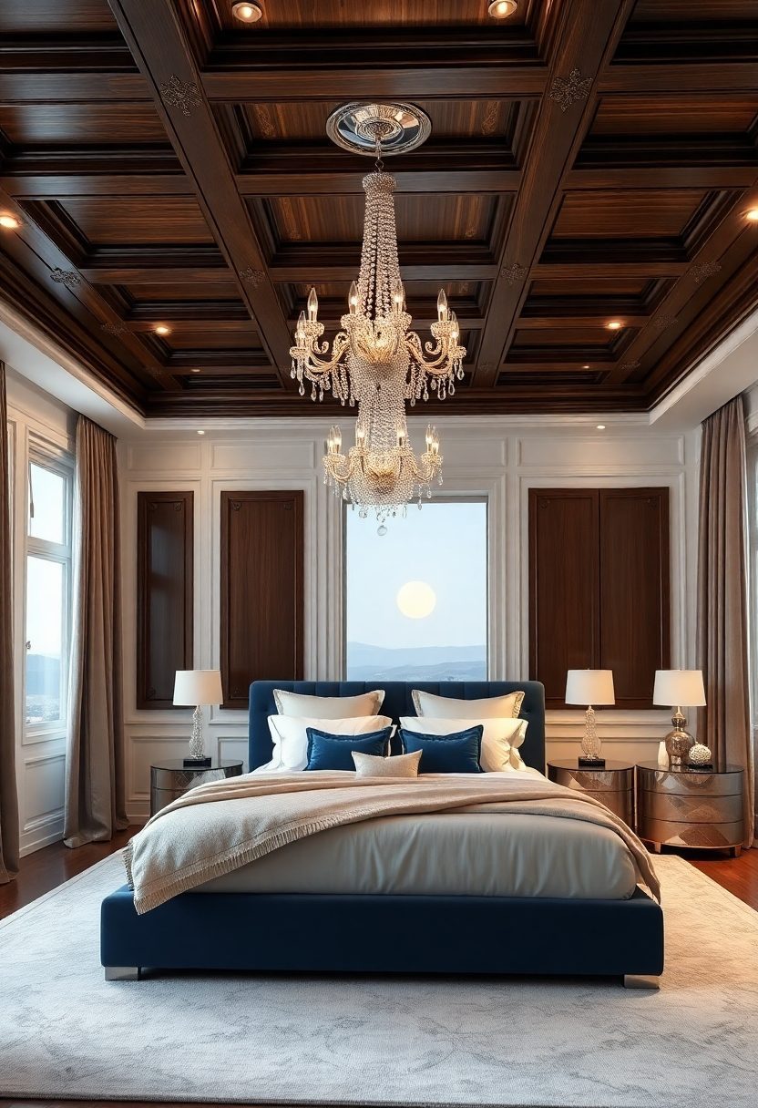 Bedroom False Ceiling Design Ideas: Sophisticated Coffered Ceiling Designs