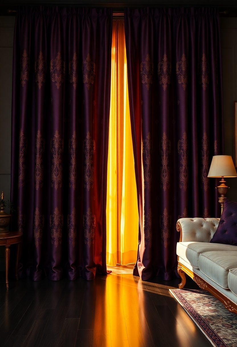 Luxury Curtain Design Ideas: Classic Floor-Length Curtains