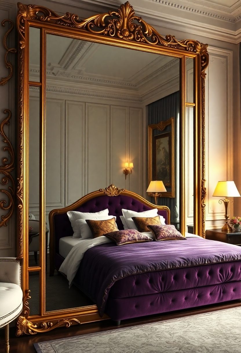 Luxury Bedrooms Furniture Ideas: Stunning Mirrors With Ornate Frames