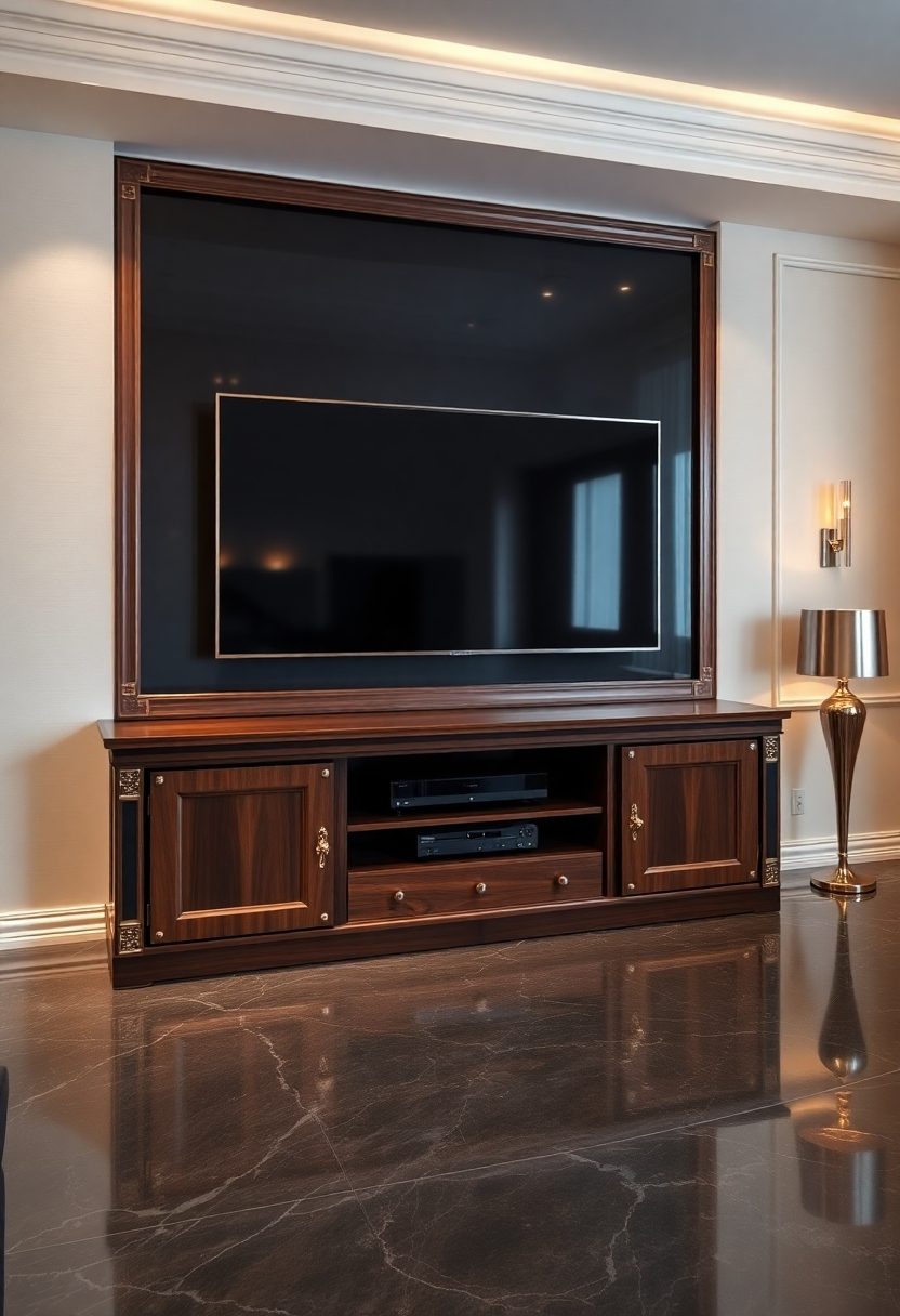 Luxury Living Rooms Design Ideas: Refined Entertainment Centers