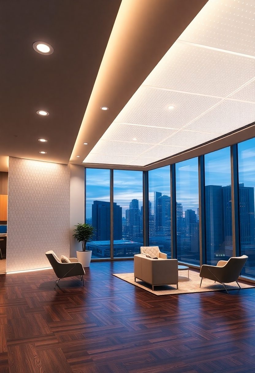 Modern Office False Ceiling Design Ideas: Unique False Ceiling Lighting Solutions