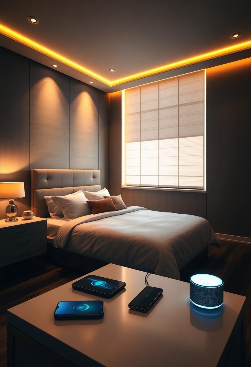 Modern Luxury Bedroom Ideas: Smart Home Bedroom Solutions