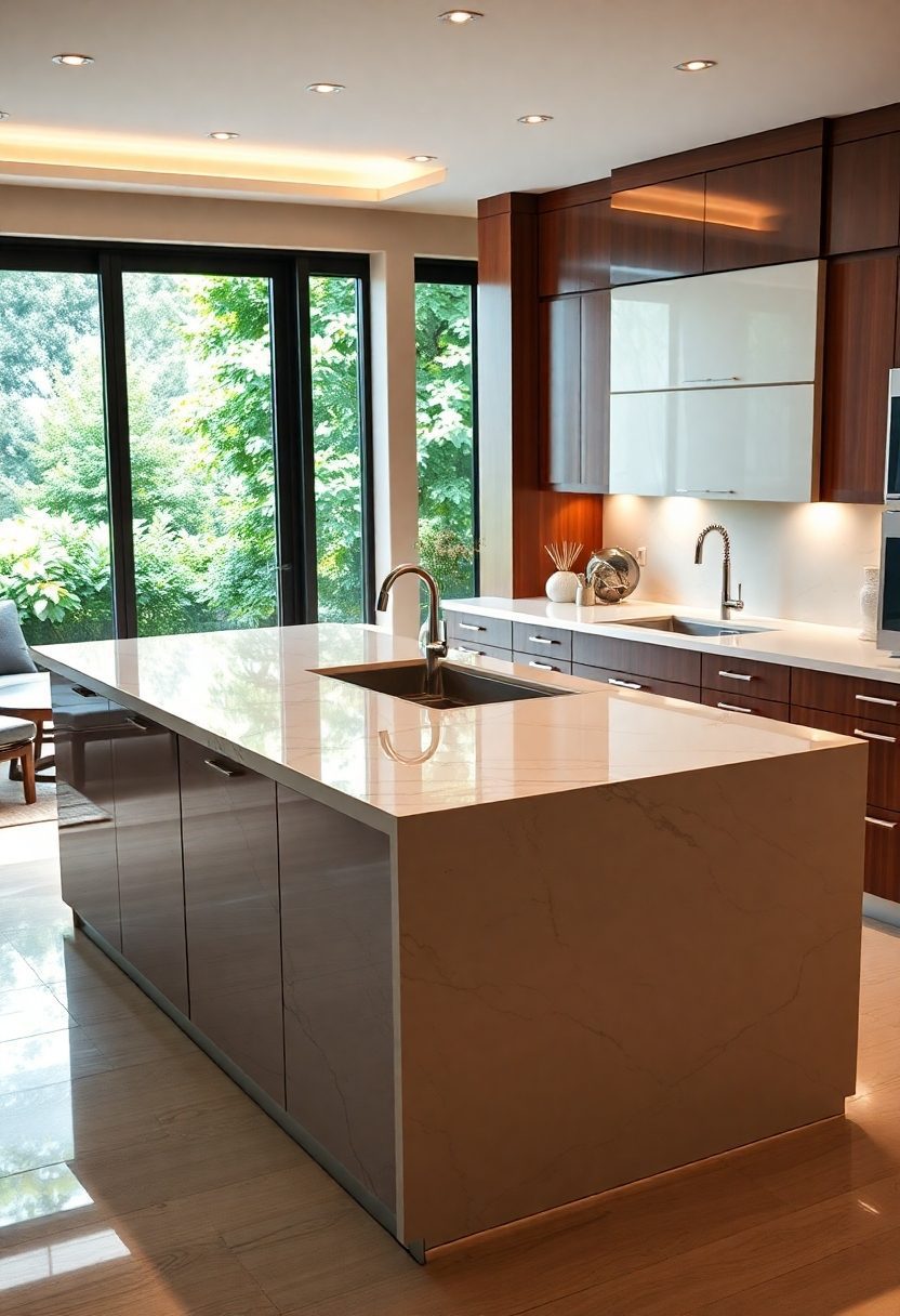 Luxury Kitchen Design Ideas: High-End Countertops for a Touch of Elegance