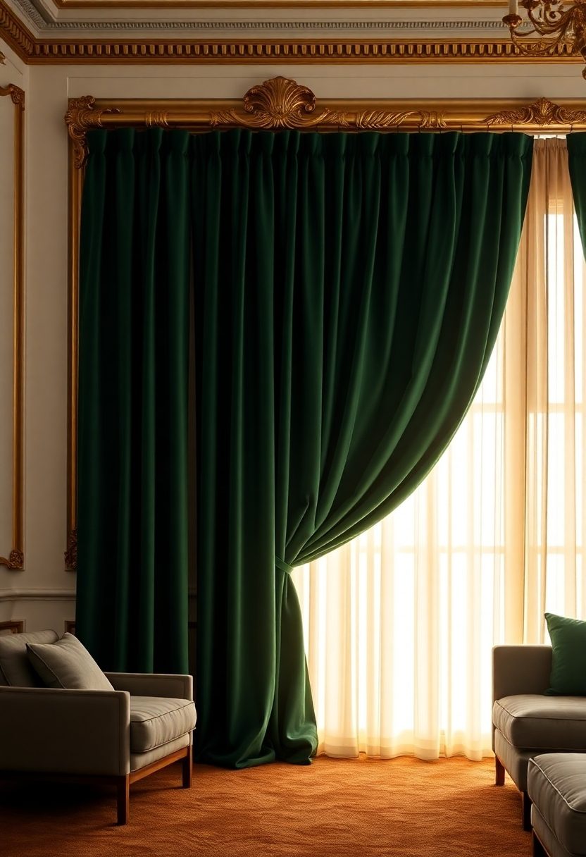 Luxury Curtain Design Ideas: Elegant Velvet Drapes