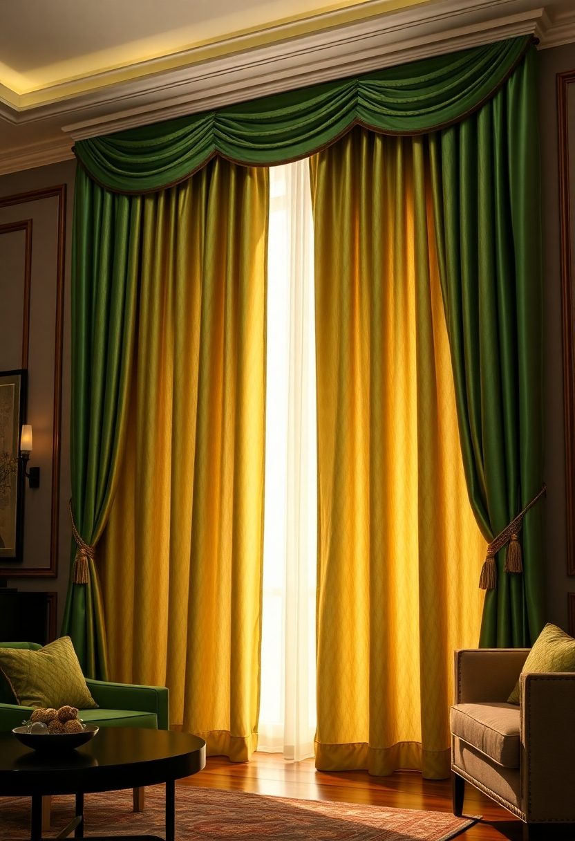 Luxury Curtain Design Ideas: Elegant Dupioni Silk Curtains