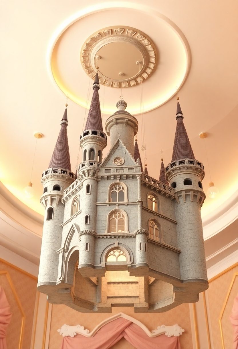 Kids Room False Ceiling Designs Ideas: Fairy Tale Castle False Ceiling Design