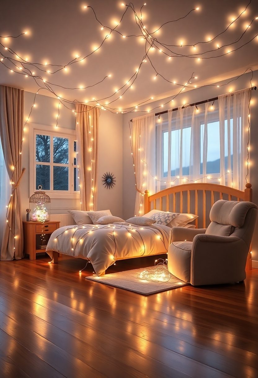 DIY Kids Room Decor Ideas: Enchanting Fairy Light Installations