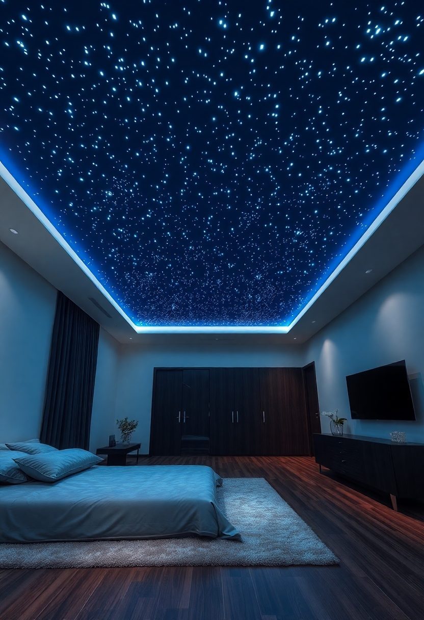 Bedroom False Ceiling Design Ideas: Stunning LED Ceiling Lighting Ideas