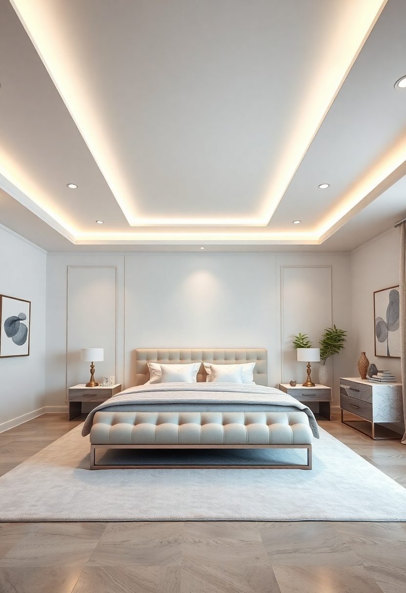 Bedrooms False Ceiling Design Ideas: Sleek and Sophisticated Drop Ceilings