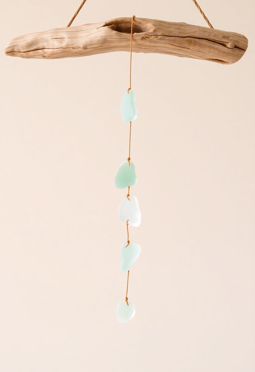 DIY Home Decor Craft Ideas: Sea Glass Mobile