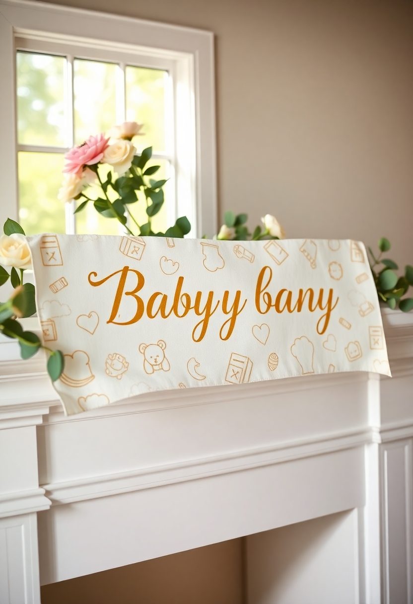 August Baby Shower Ideas: Customized Baby Banners