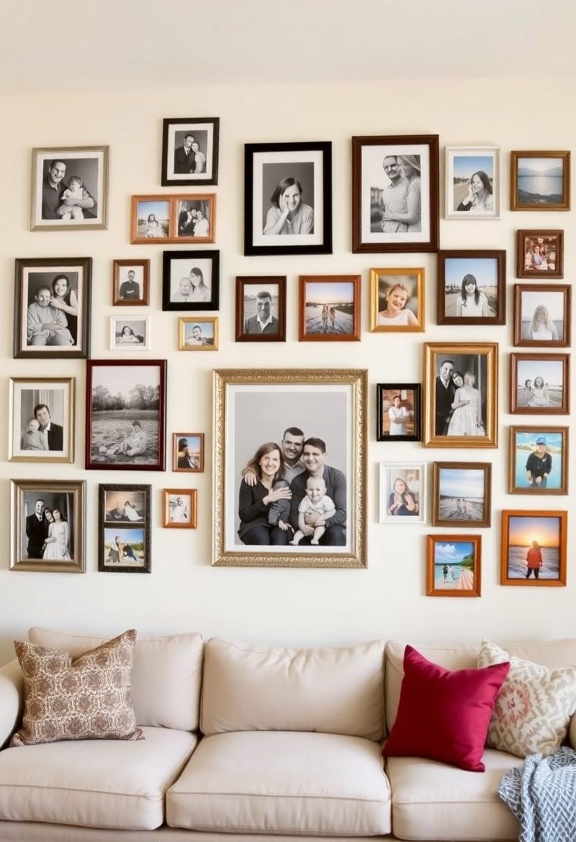 DIY Home Decor Aesthetic Ideas: Creating A Gallery Wall With Personalized Photos