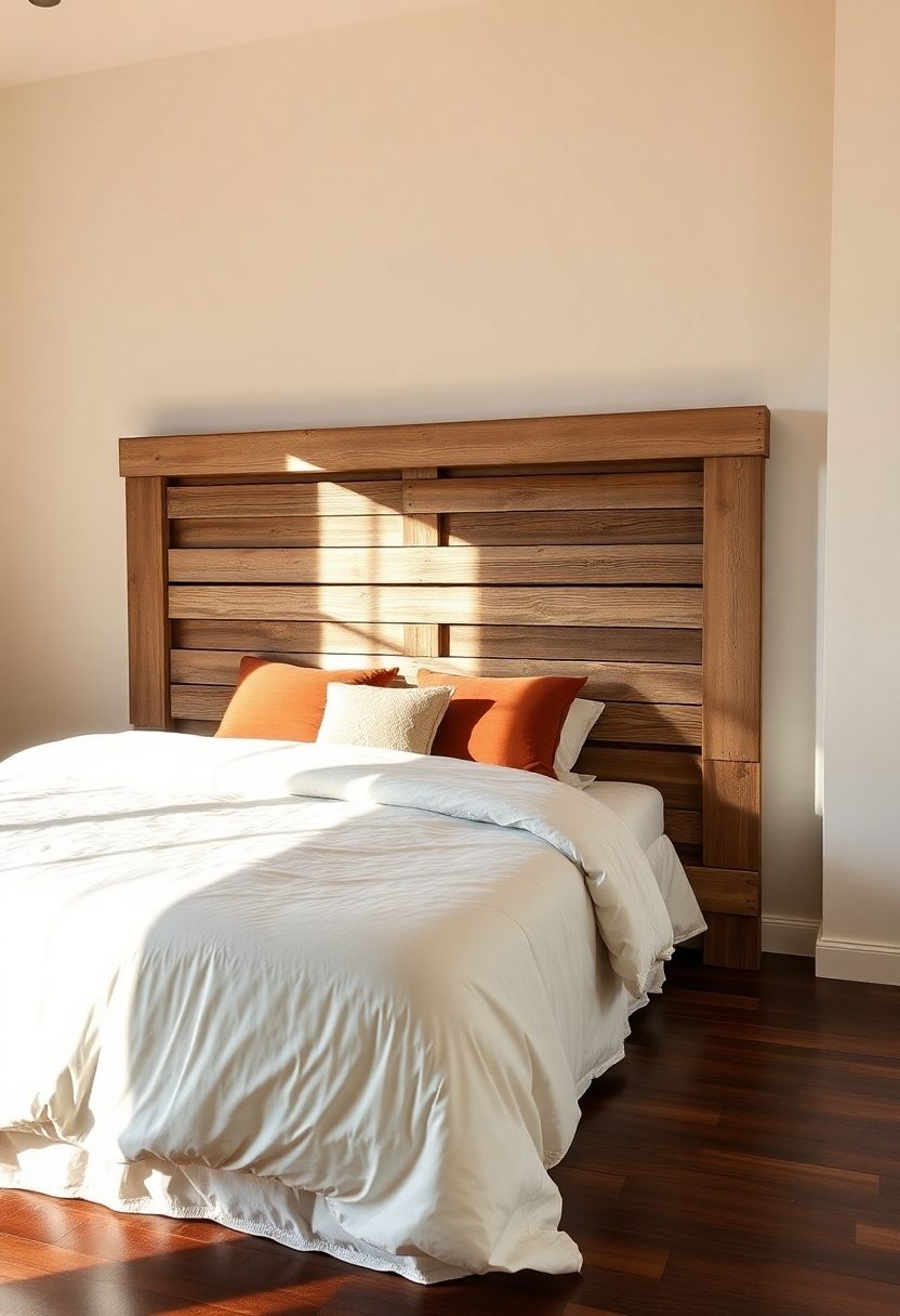 DIY Home Decor Craft Ideas: Pallet Wood Headboard