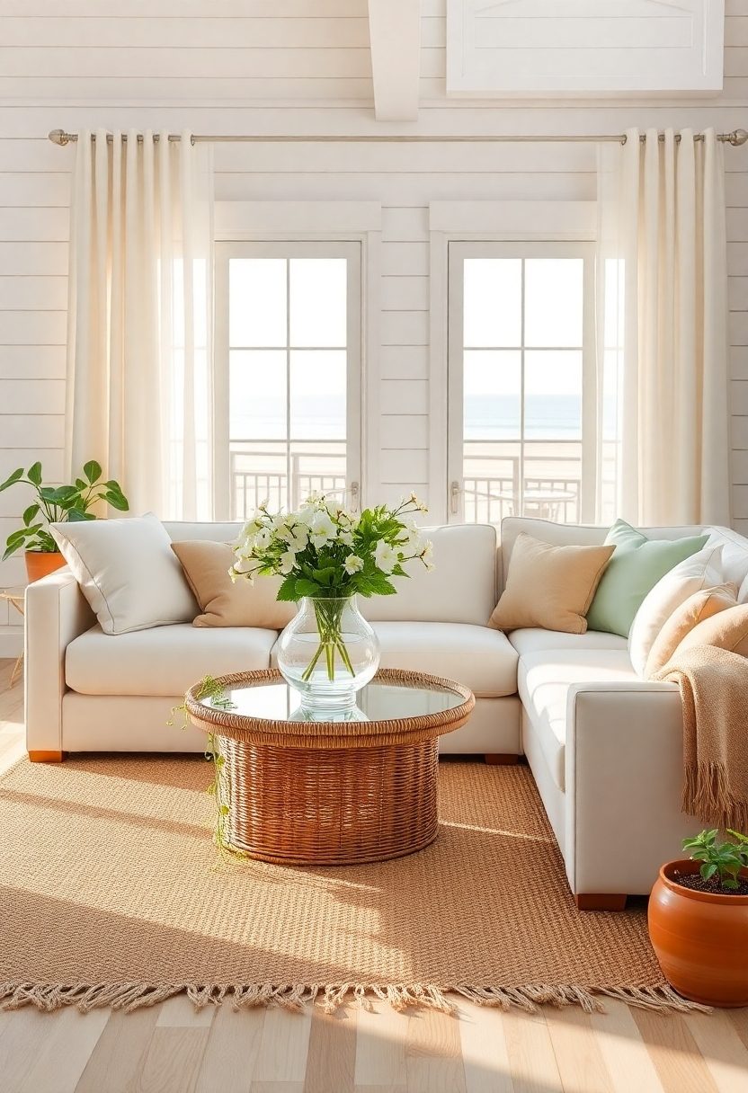 Luxury Sofa Living Room Ideas: Coastal Chic Living Room