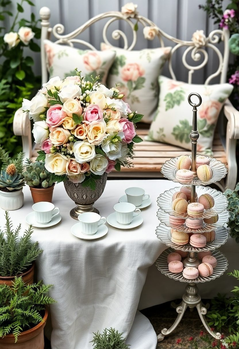 August Baby Shower Ideas: Mini Garden Party