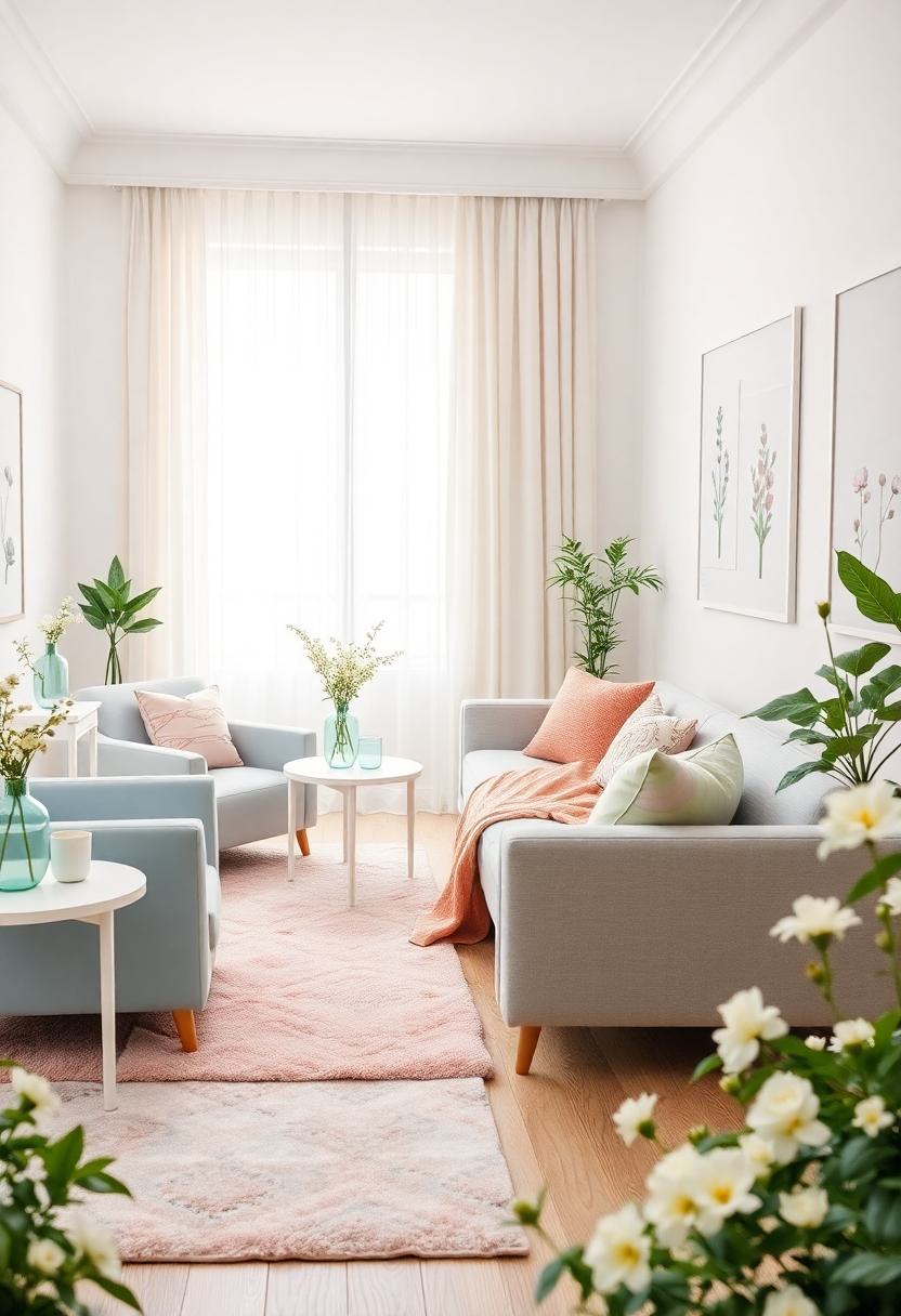 Springs Decor Ideas: Use Pastel Colors to Create a Soft Spring Look