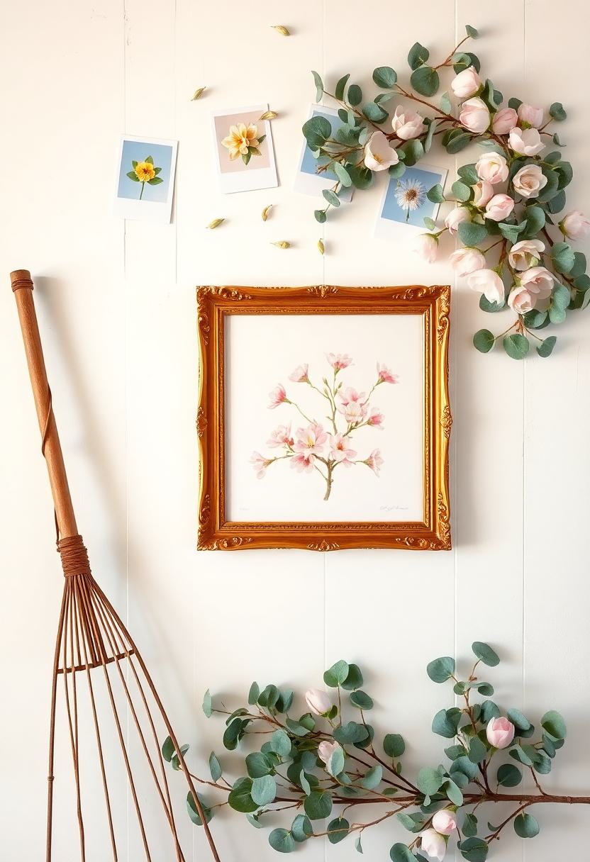 Springs Decor Ideas: Create a Spring Inspired Gallery Wall