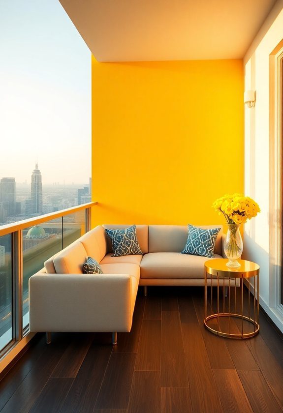 Balcony Wall Painting Ideas: Bold Accent Wall Concepts