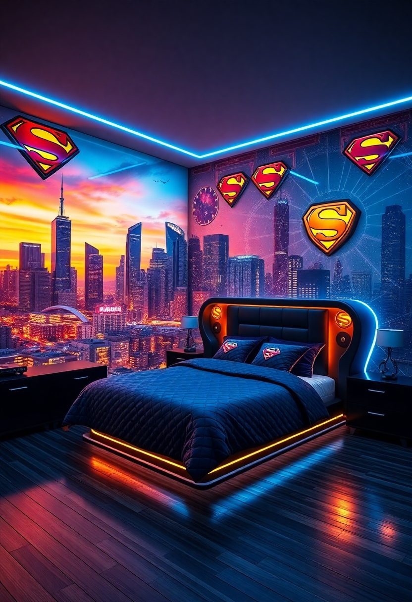 Luxury Kids Bedroom Design Ideas: Superhero Training Academy