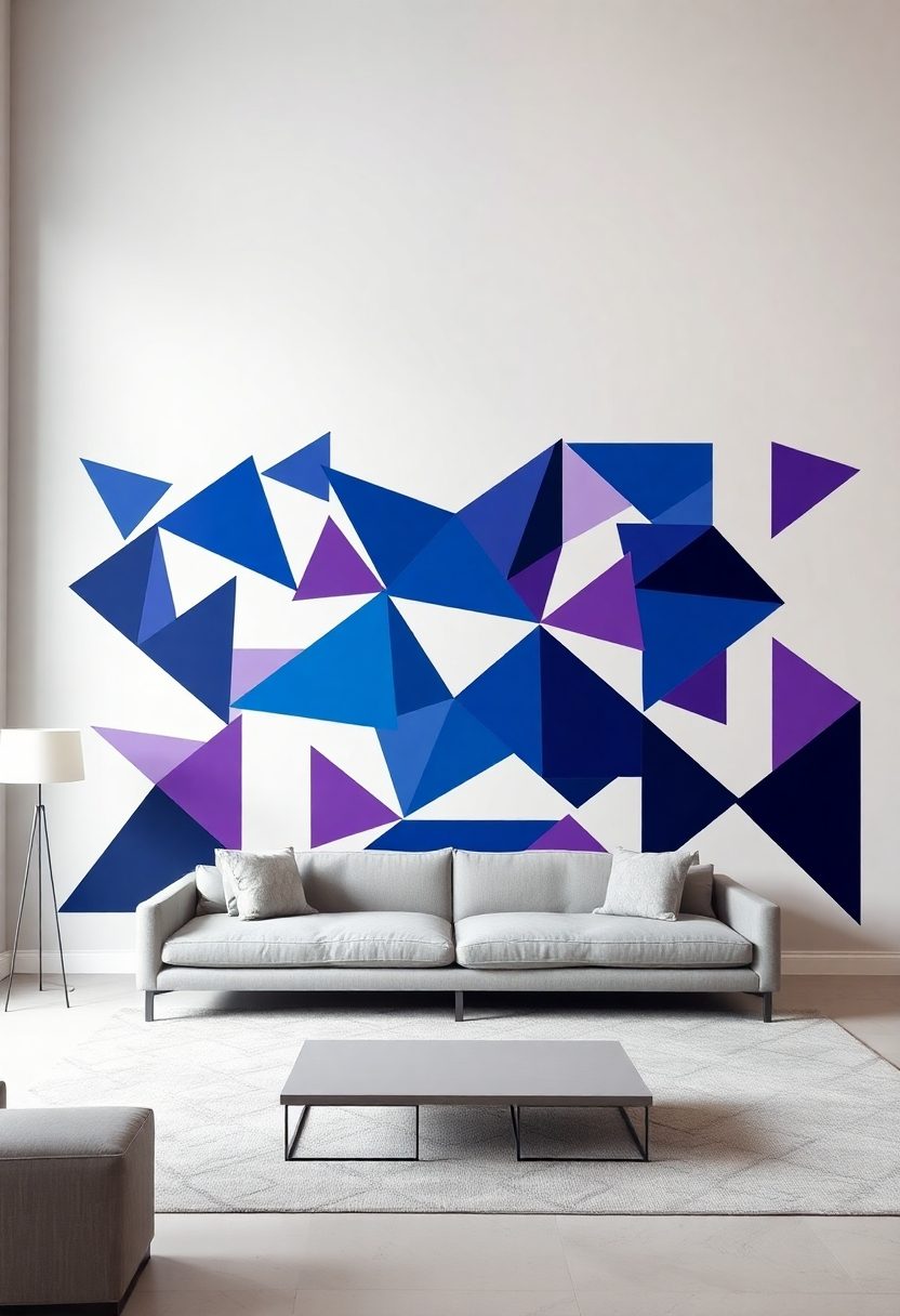 DIY Home Decor Craft Ideas: Geometric Wall Art