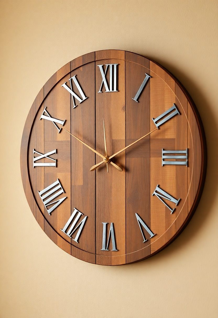 DIY Home Decor Craft Ideas: Handmade Wall Clock