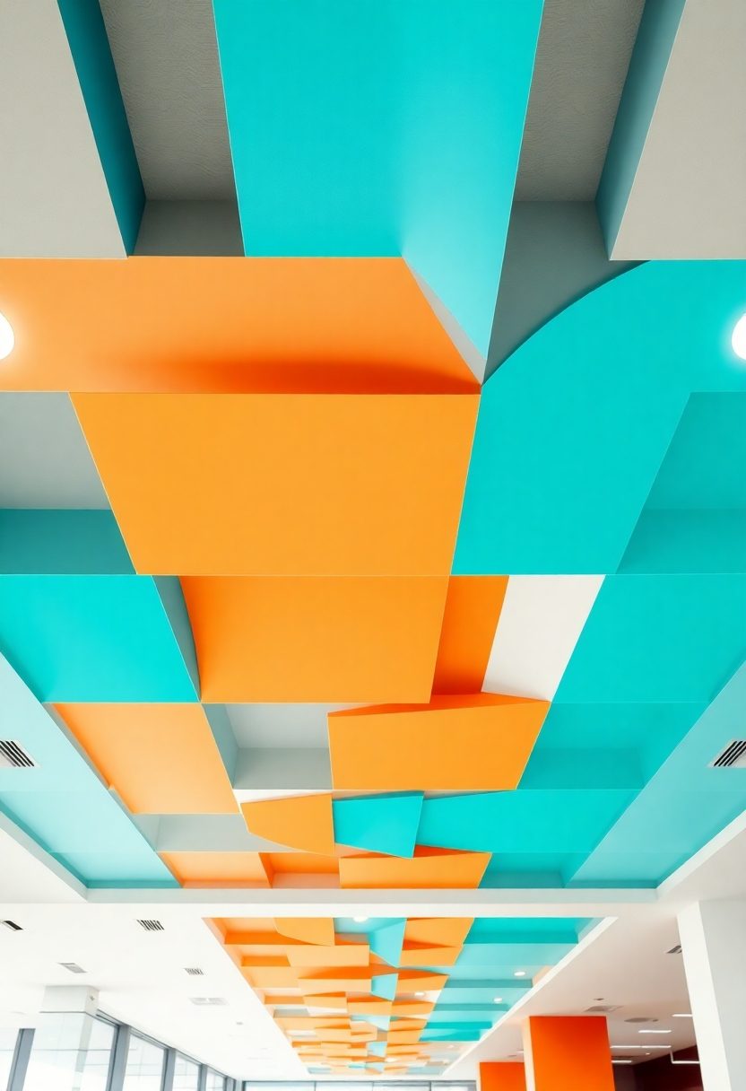 Modern Office False Ceiling Design Ideas: Innovative Use of Colors in False Ceilings