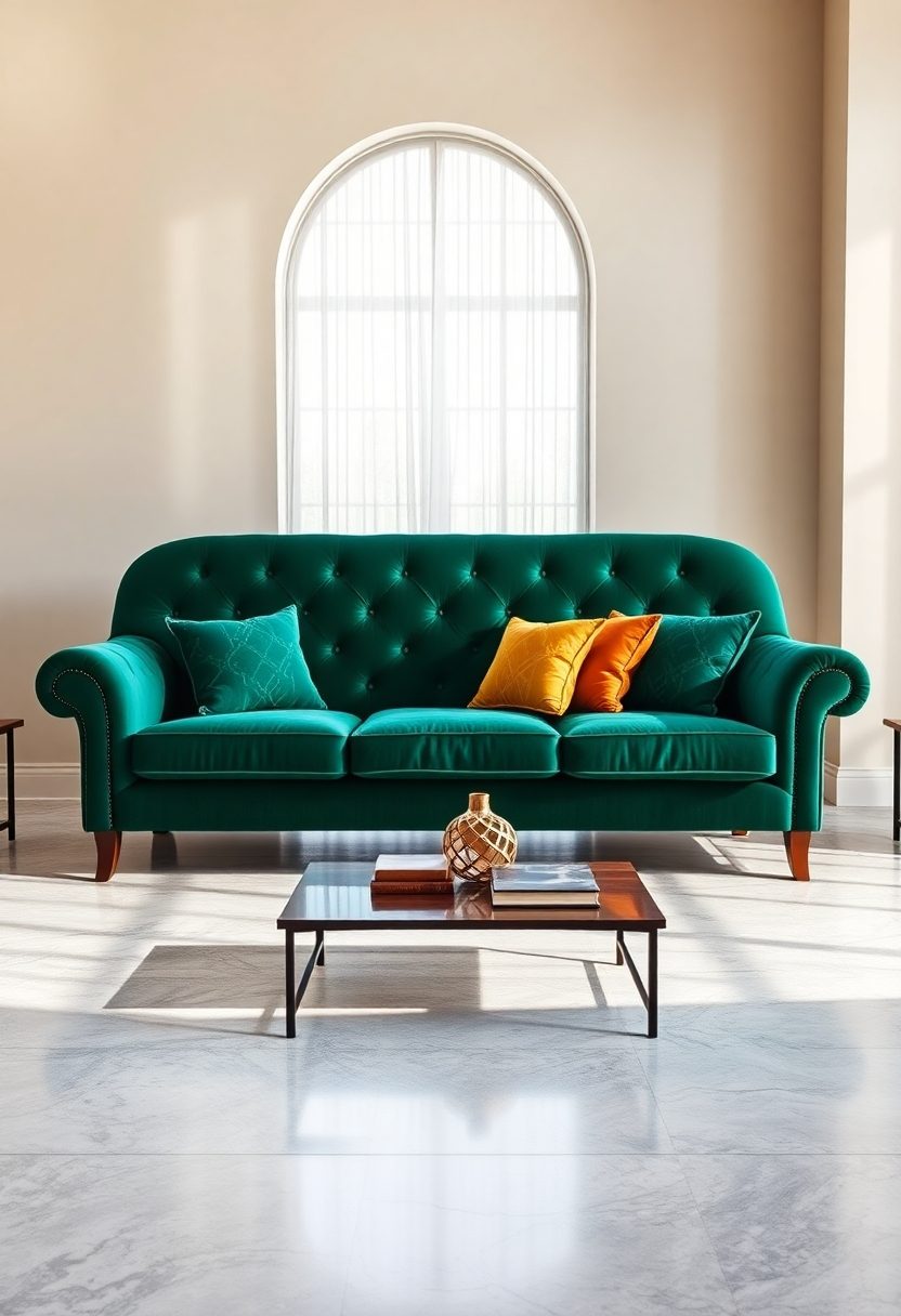 Luxury Sofa Living Room Ideas: Bold Colorful Sofas