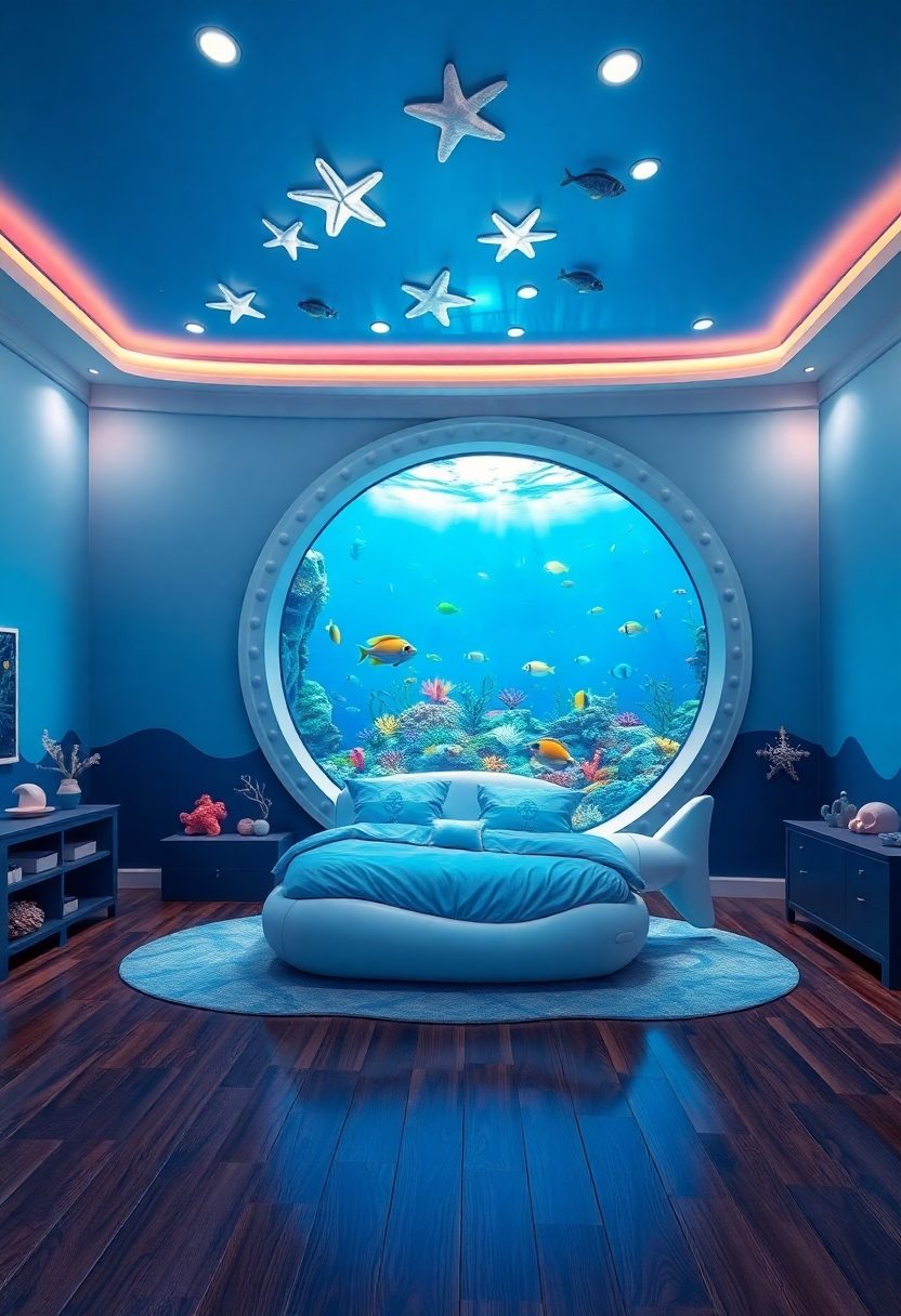 Luxury Kids Bedroom Design Ideas: Underwater Oceanic Oasis