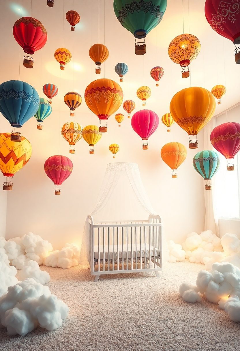 Kids Room False Ceiling Designs Ideas: Magical Hot Air Balloon Ceiling