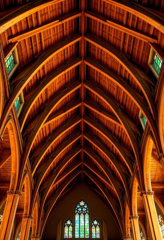 Wooden Ceiling Designs: Cathedral Wooden Ceiling Ideas