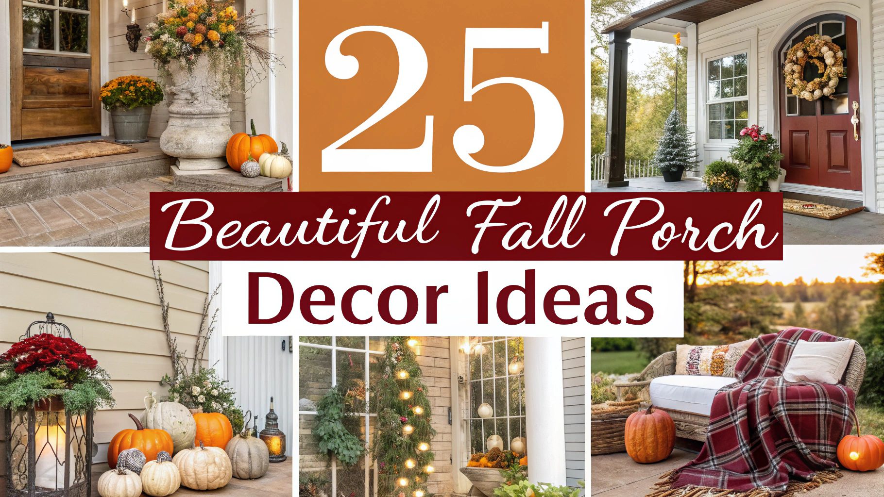 25 Beautiful Fall Porch Decor Ideas