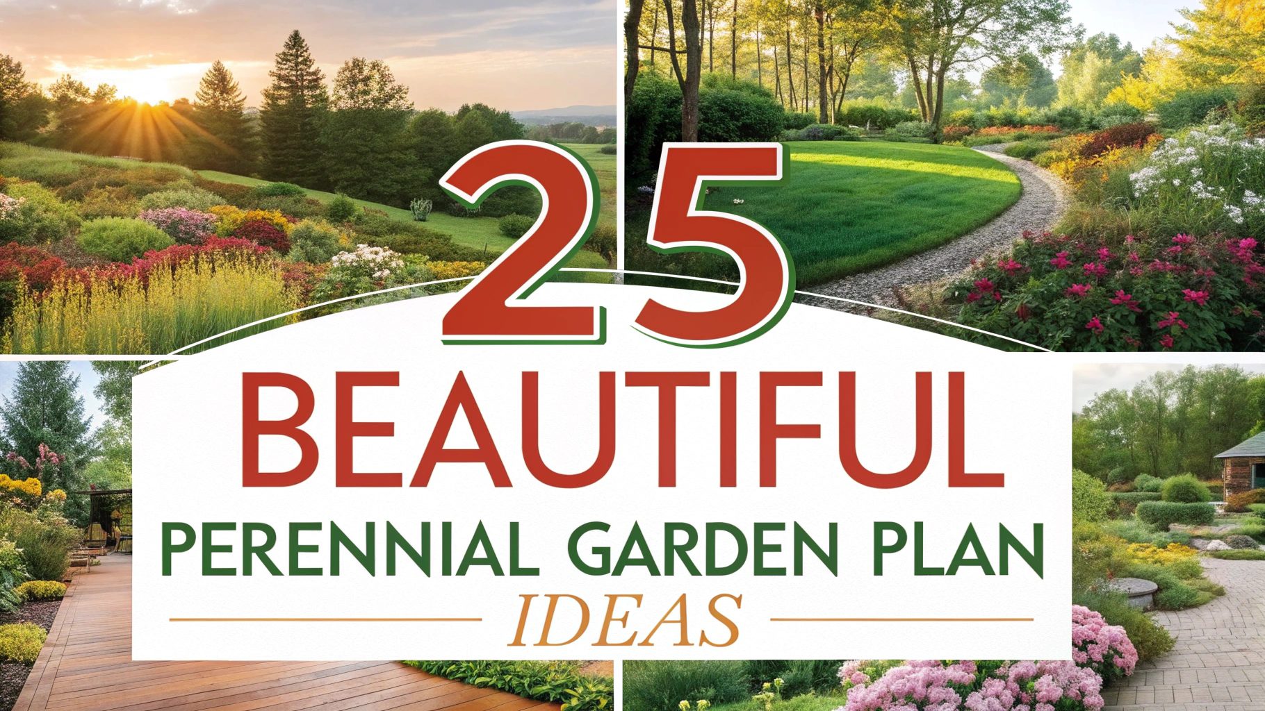 25 Beautiful Perennial Garden Plan Ideas
