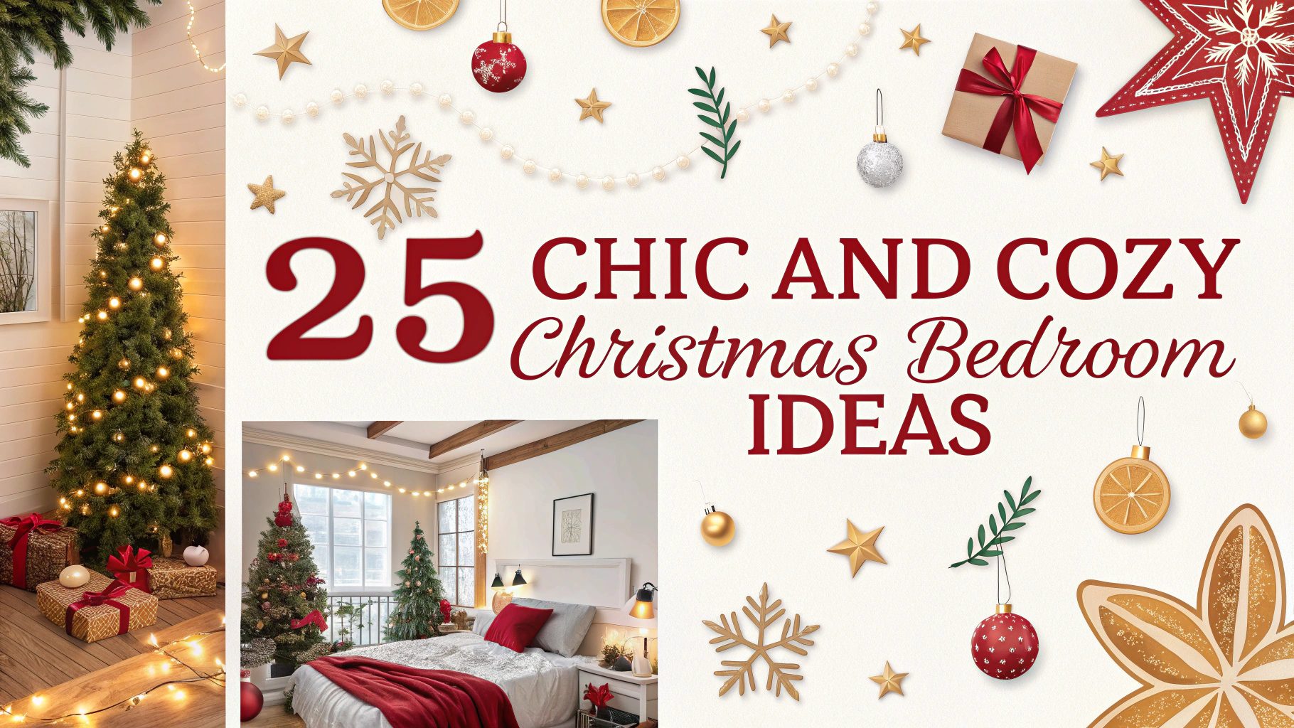 25 Chic And Cozy Christmas Bedroom Ideas