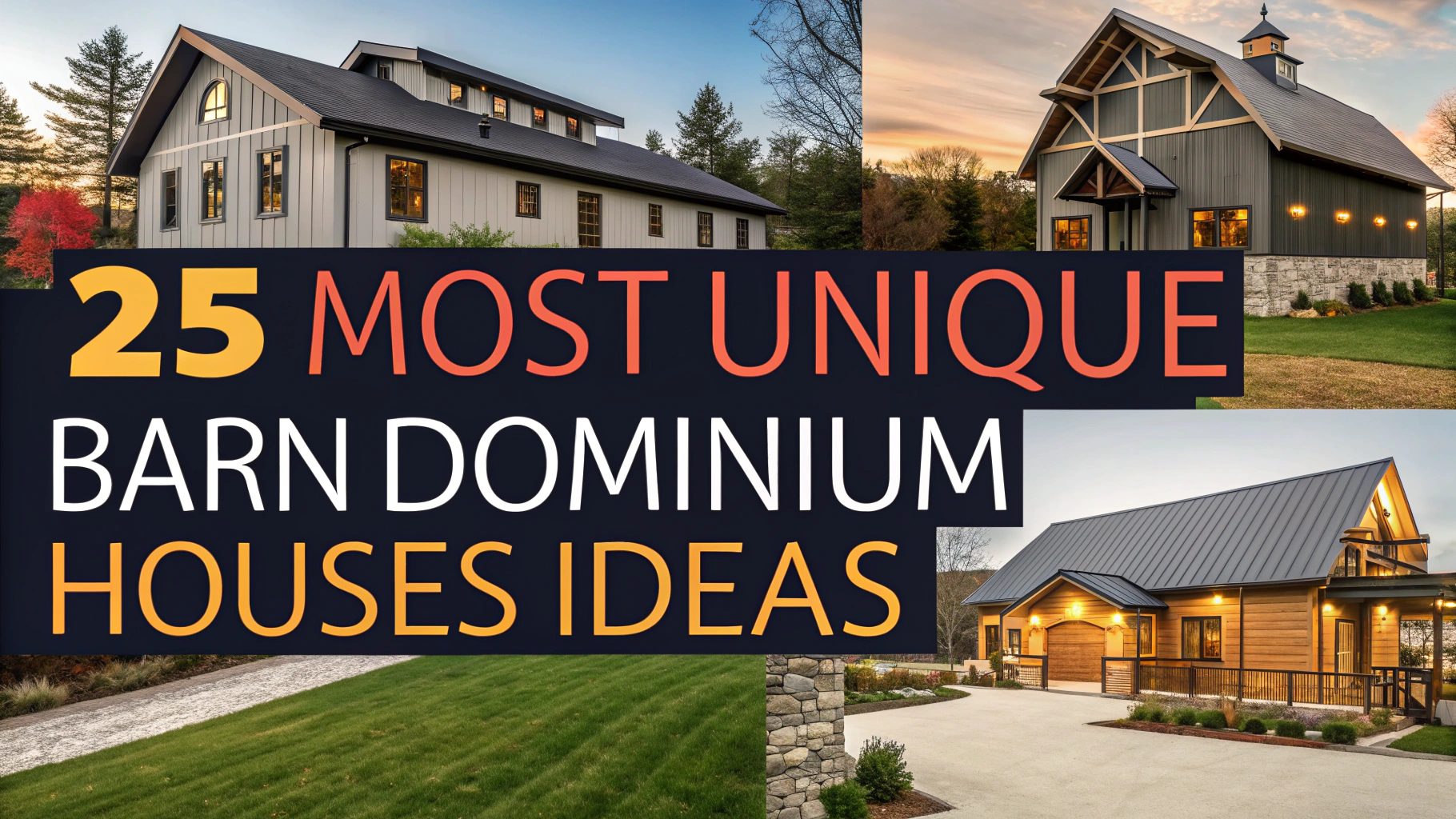 25 Most Unique Barn Dominium houses Ideas