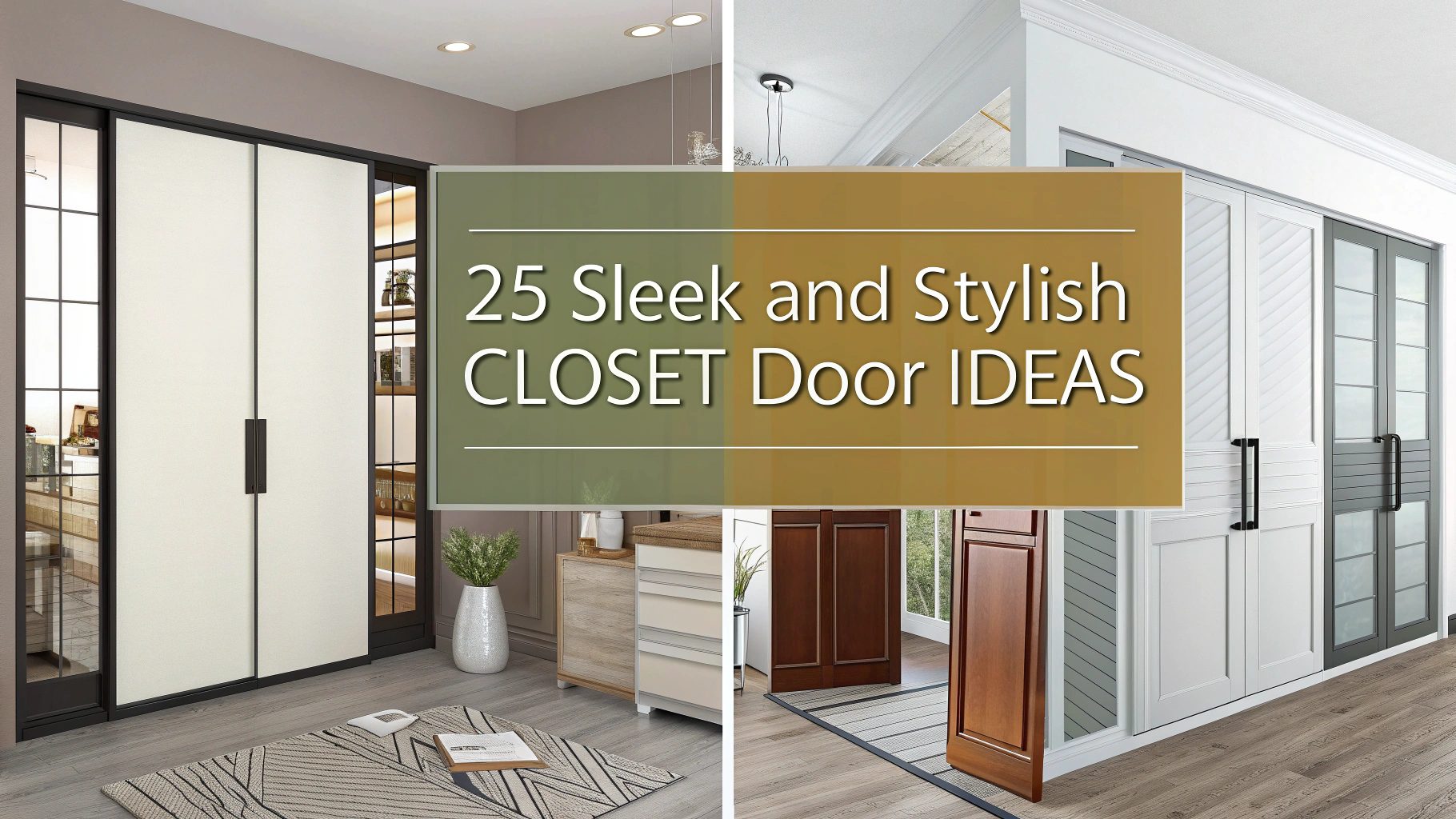 25 Sleek And Stylish Closet Door Ideas