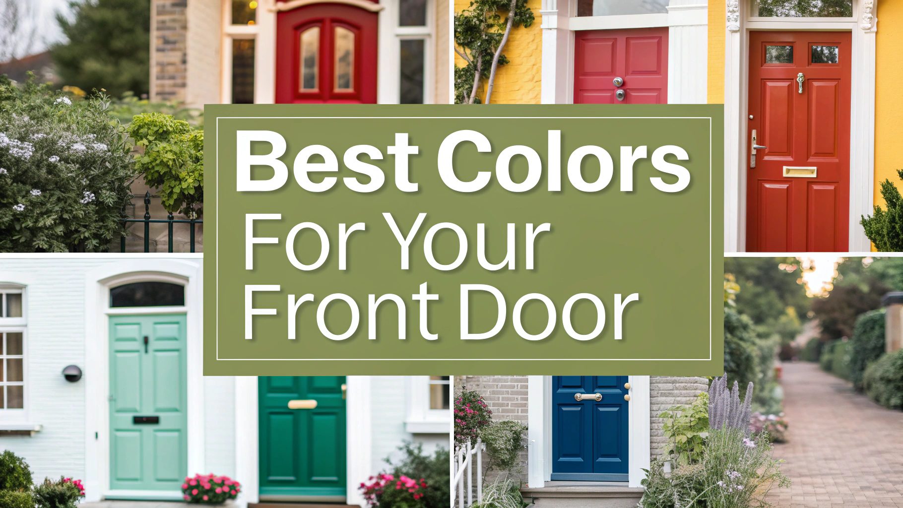 Best Colors For Your Front Door