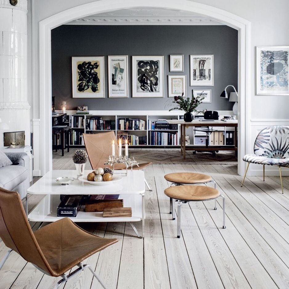 Classic Contrast with a Gallery Touch