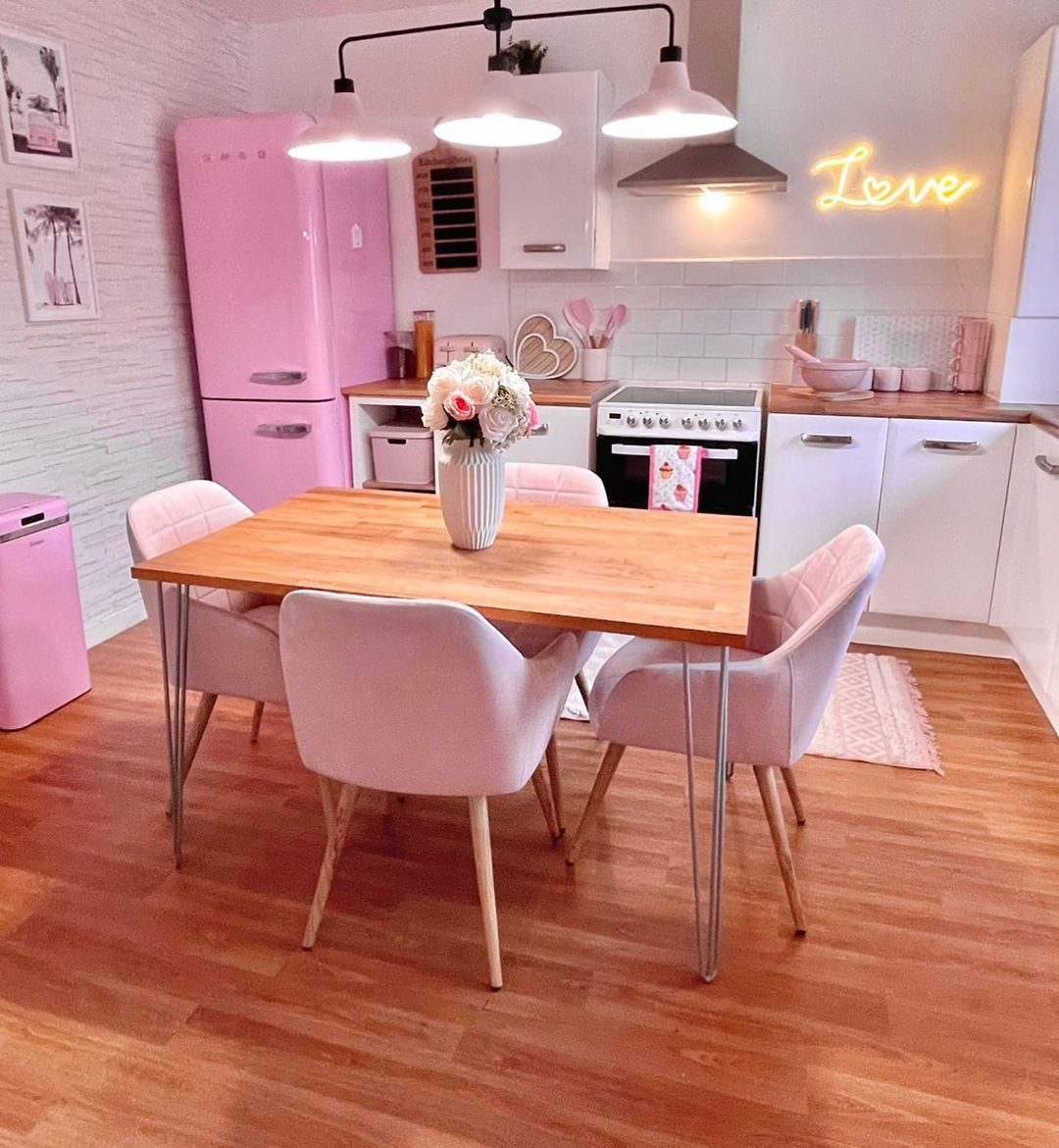Stunning Pink Kitchens That Will Blow Your Mind in 2025 14 Retro Love with Neon and Pastels