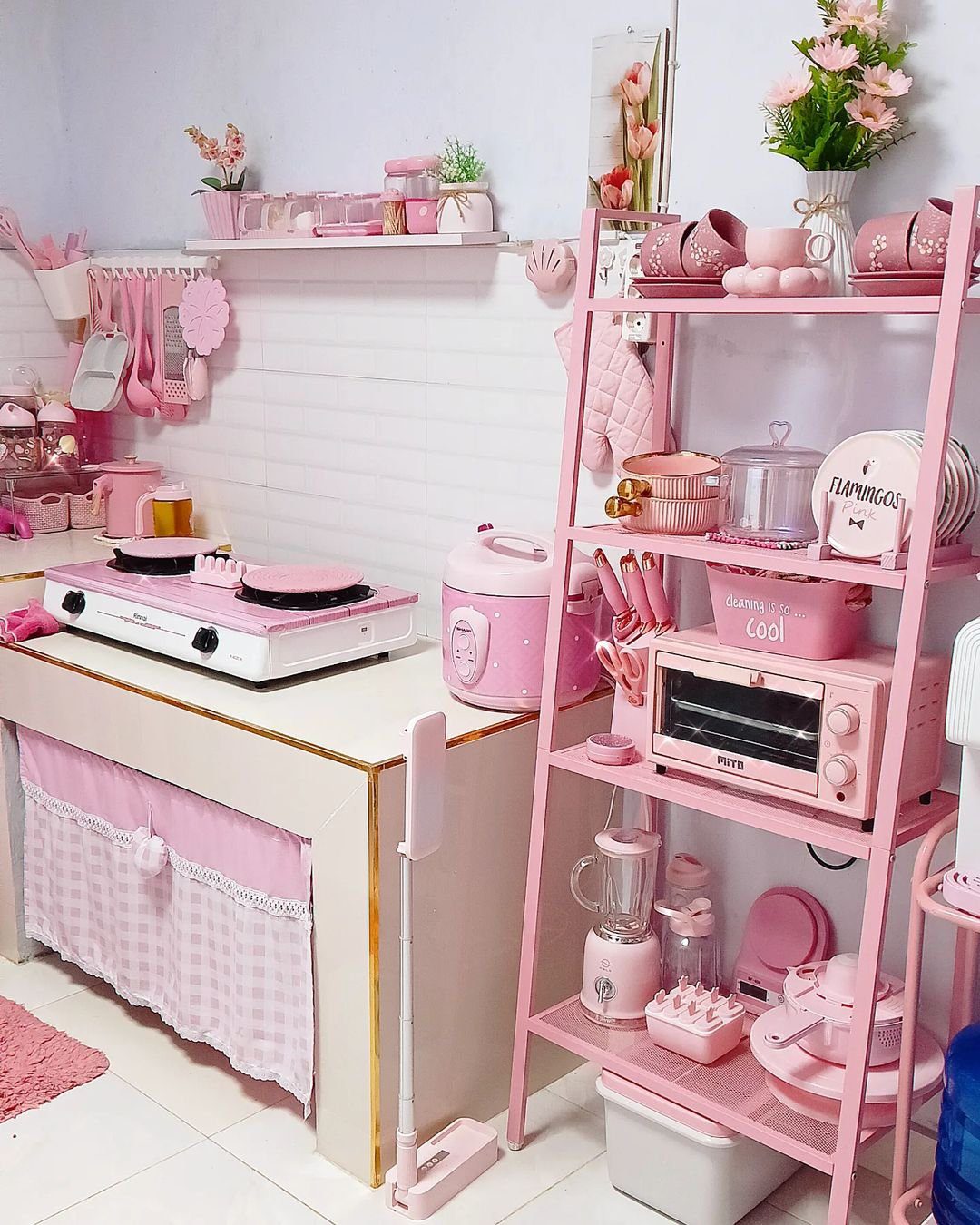 Stunning Pink Kitchens That Will Blow Your Mind in 2025 16 Pastel Perfection in Compact Cooking