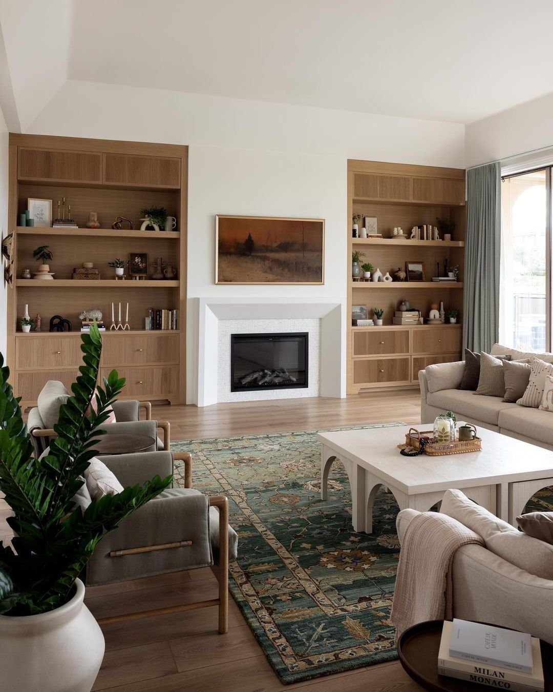 Chic Glass-Door Elegance