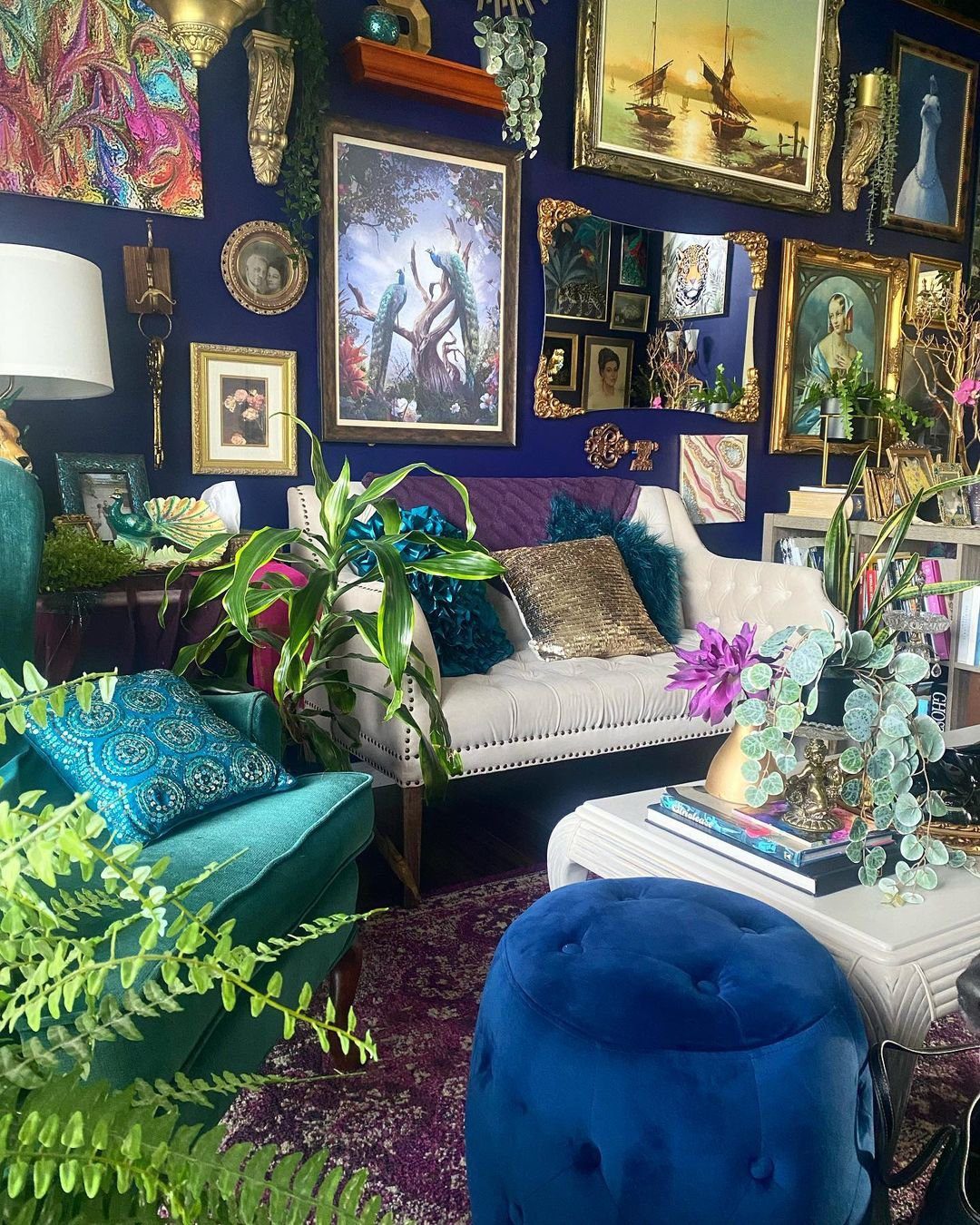 Lapis Luxury: Kitchen with a Dark Jewel Tone Palette