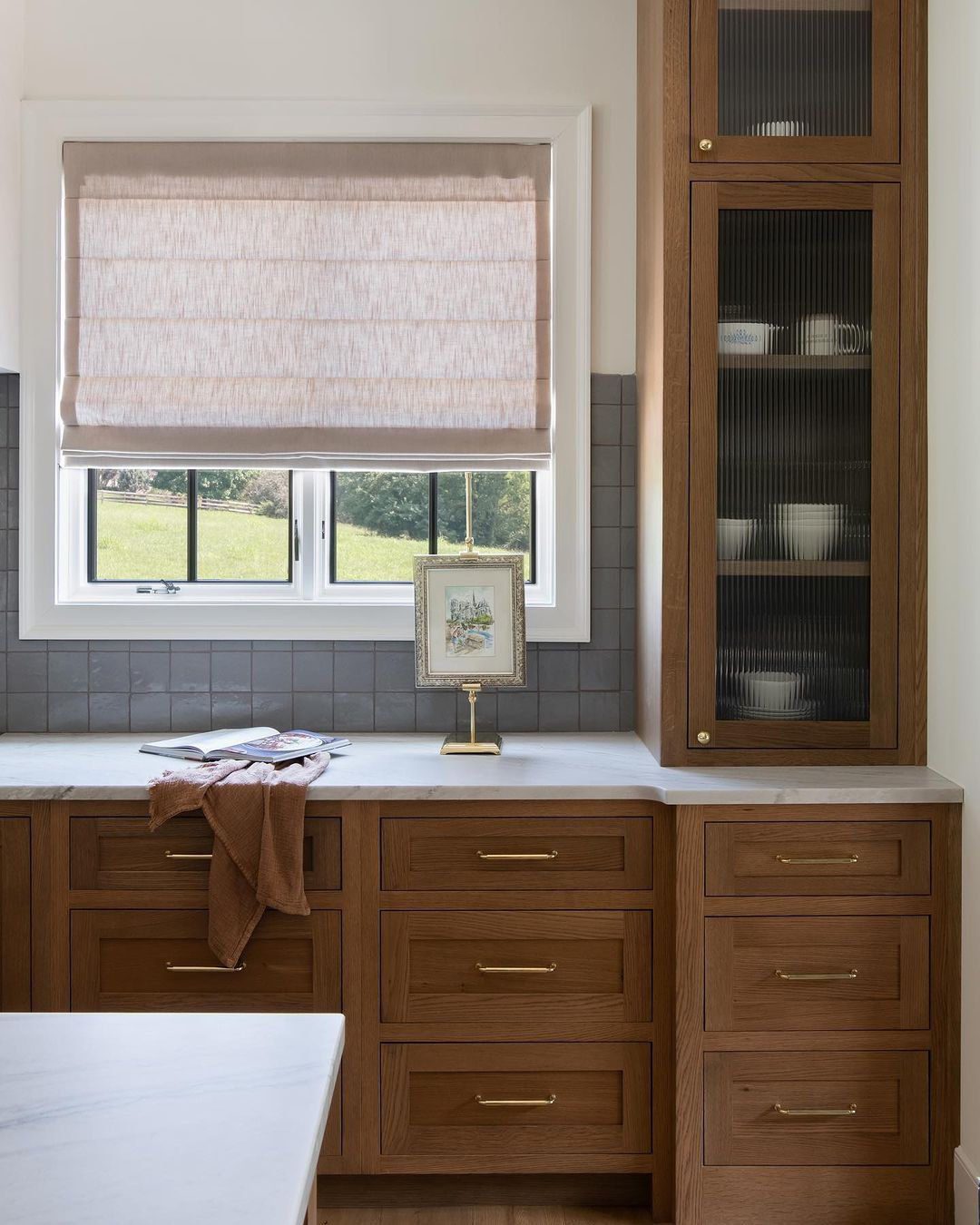 Stunning Partial Overlay Cabinet Ideas for 2025 16 Contemporary Wood Warmth