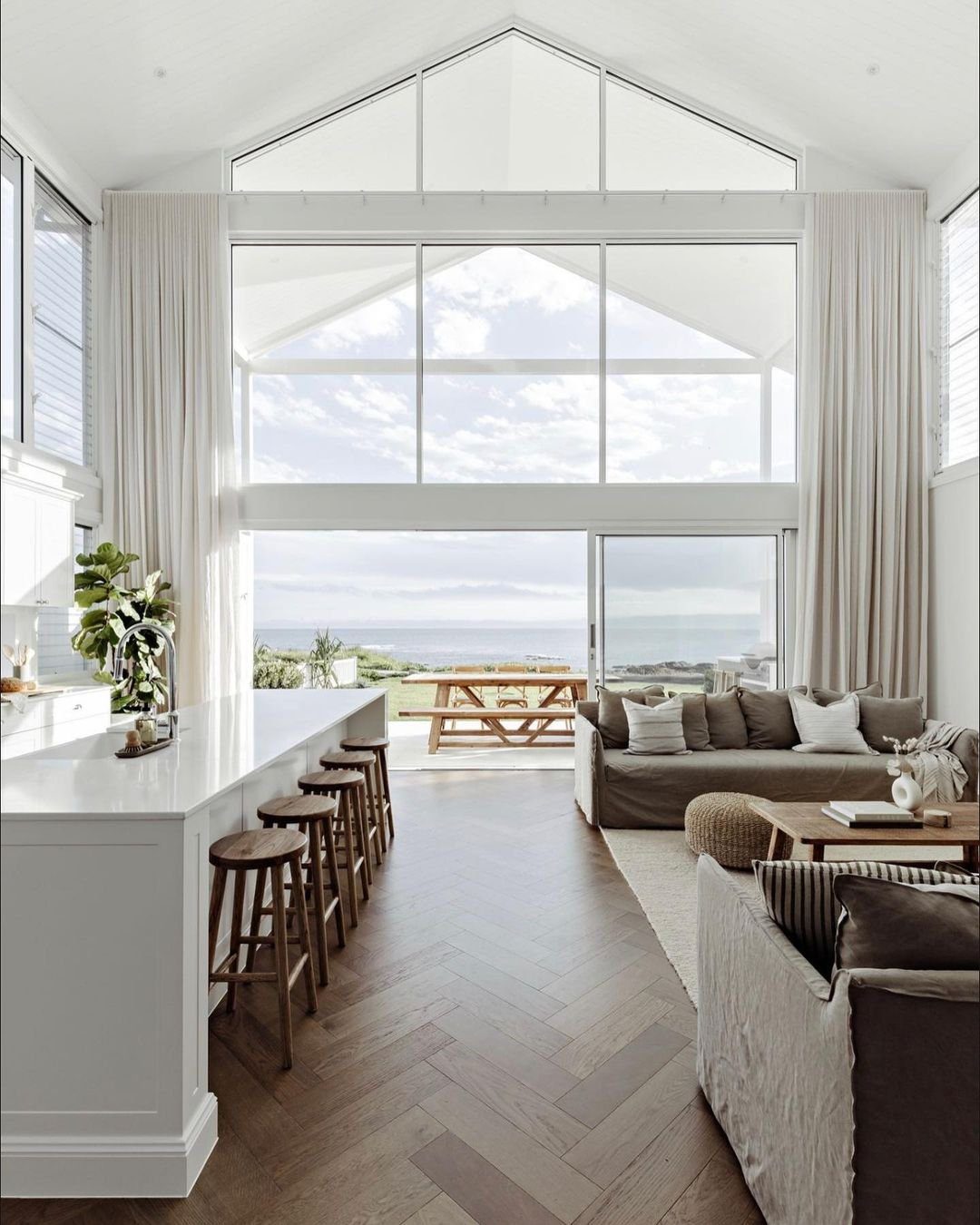 30 Jaw-Dropping Cathedral Ceiling Designs for 2025 17 Cathedral Ceiling with Ocean Views