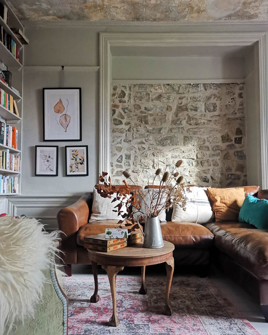 Vintage Texture with Leather Luxury