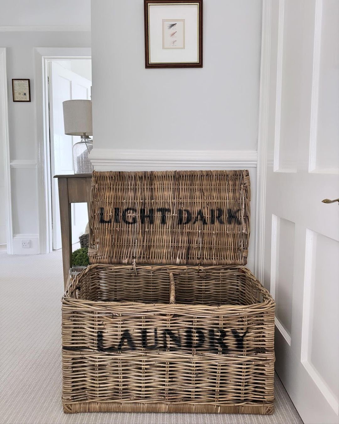 Stunning Laundry Baskets That Transform Spaces in 2025 2 Rustic Sorter with a Message