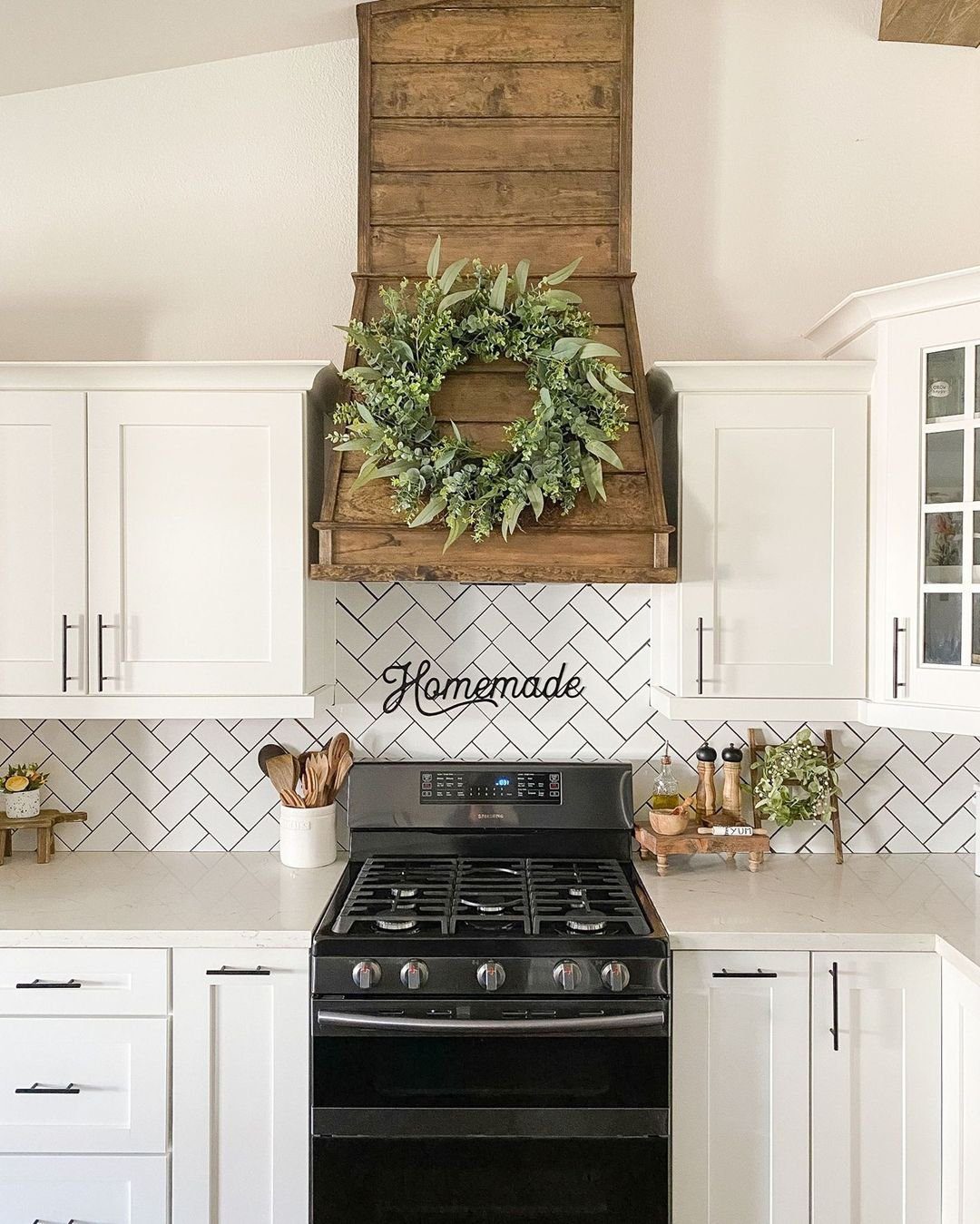 Rustic Wood and Greenery