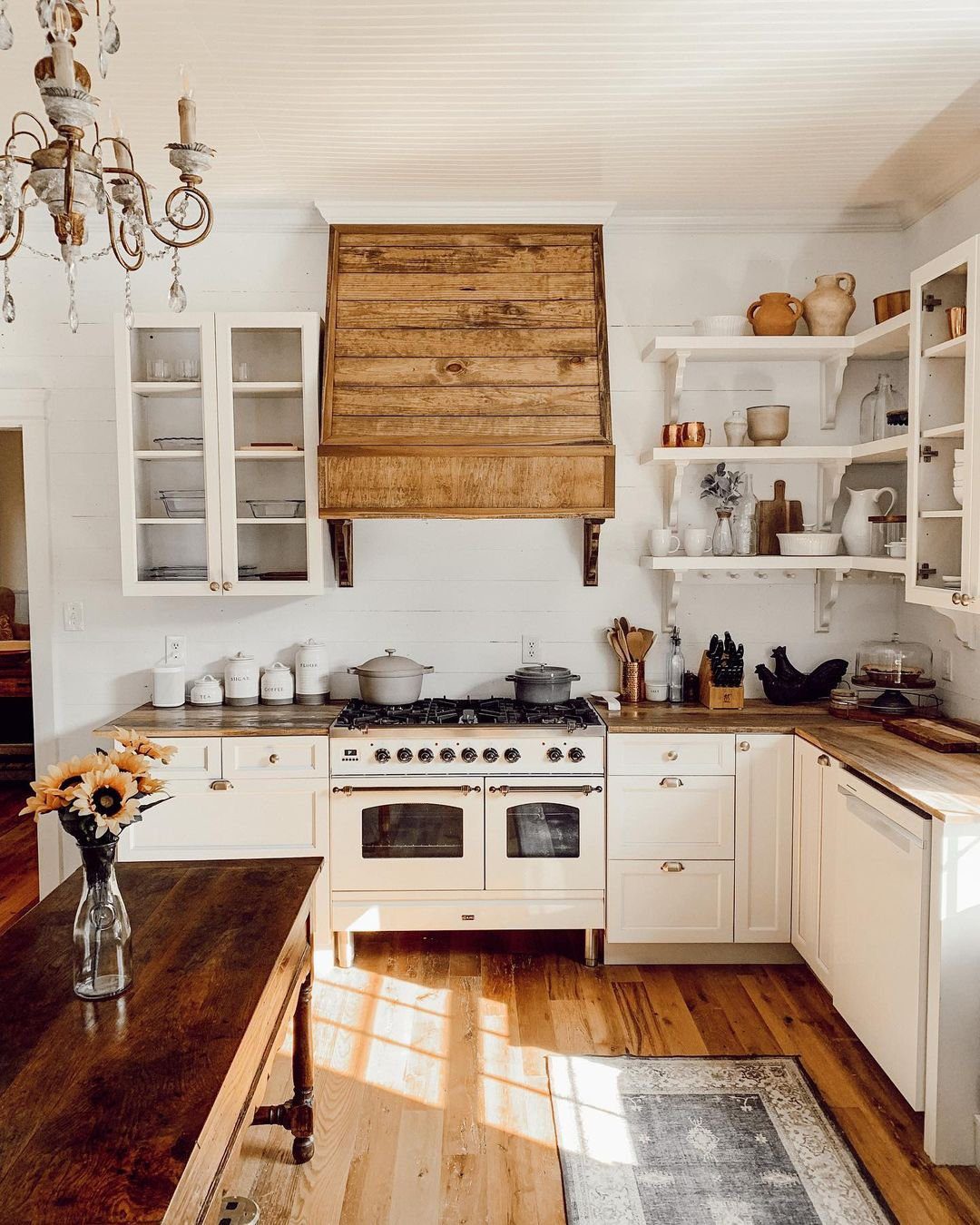 Cozy Farmhouse Charm with Rustic Wood
